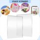 thumbnail image 4 of Paquete de 4 Placas de Corte Transparentes, Almohadillas de Troquelado de 8,7 X 6,1 Pulgadas para Máquina de Troquelado y Manualidades de Estampado en Relieve, 4 of 5
