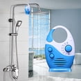 thumbnail image 2 of Radio de Ducha TUNC Mini Radio de Baño Impermeable al Aire Libre Azul, 2 of 5