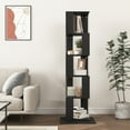 thumbnail image 4 of 5 Tier Rotating Bookshelf, Floor Rack Simple Bookcase for Small Spaces, 4 of 12