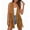 Brown, variant on Women's Fringe Vests Long Jacket 70s Hippie Faux Suede Tassel Casual Sleeveless Cardigan for Women 2025