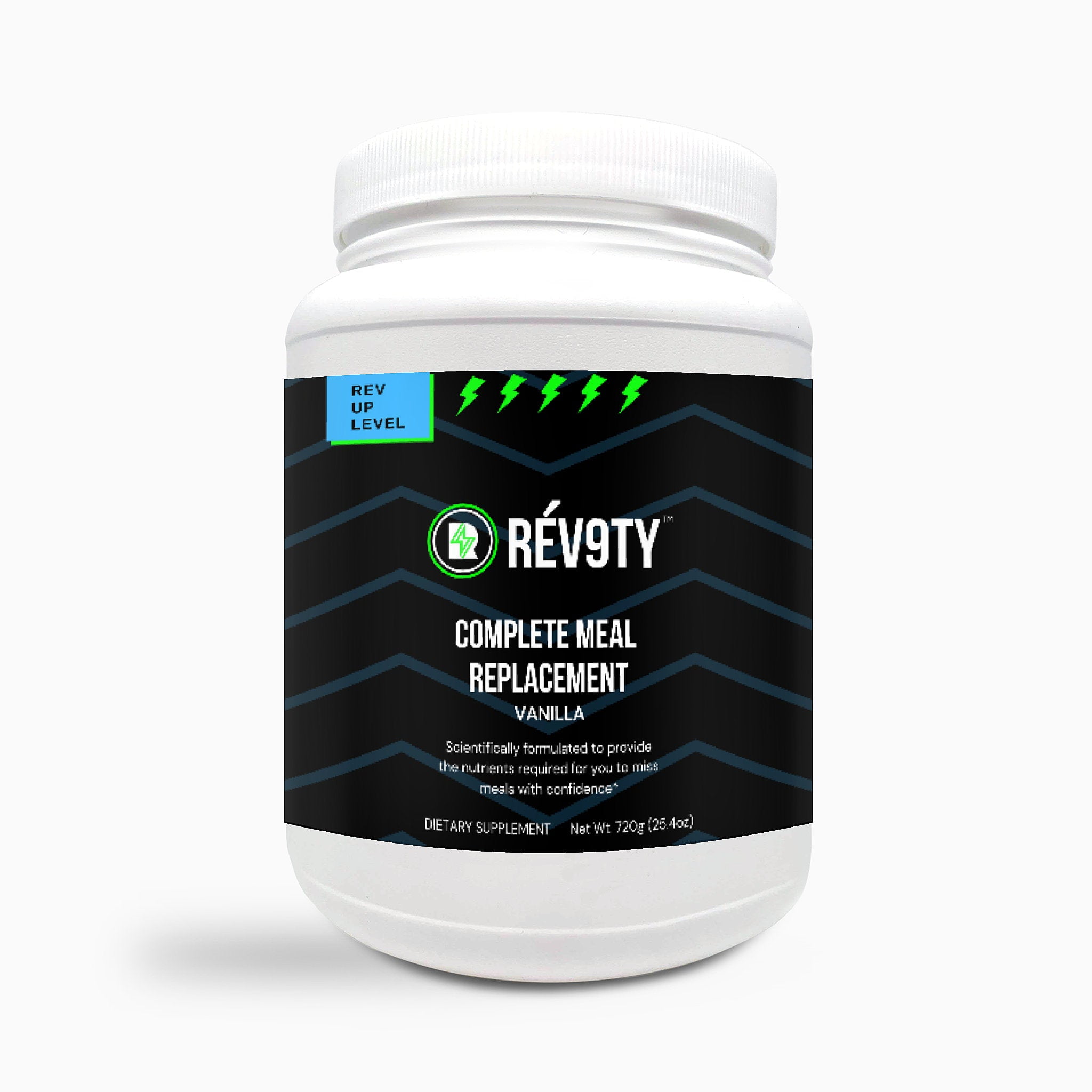 REV9TY Organic Complete Meal Replacement Powder, Vanilla, 2lb Vegan