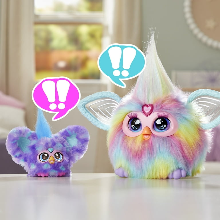 Furby Furblets Groo-Vee Mini Electronic Plush Toy for Girls & Boys