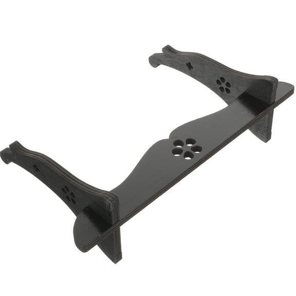 Sword Display Stand Home Flute Holder Shelf Wooden Tabletop Decor Desktop Japanese