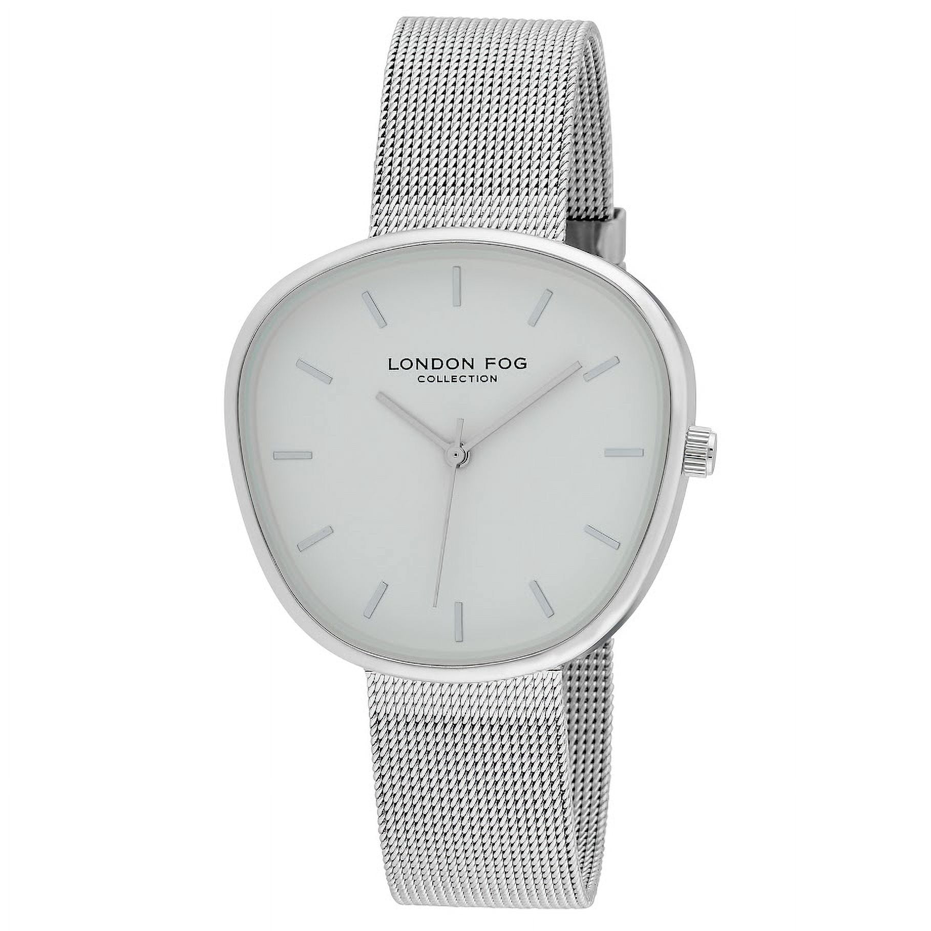 London Fog Westminster Silver Watch London Fog Elton Round 32mm Bracelet Watch (LF055) | eBay main image 2