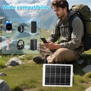 Solar Panels , Portable Solar Panel With USB Output, Lightweight Portable Solar Panel Solar Panel For Power Bank, Phone, Outdoor Camping Hiking Emergency, Portable Backup Power