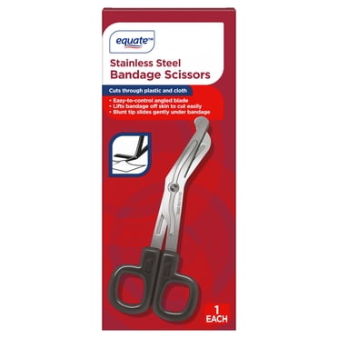 Equate Stainless Steel Bandage Scissors, 1 Count