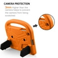 thumbnail image 6 of Galaxy Tab A 10.1" 2019 Kids Case SM-T510 T515, Allytech Shockproof Kids Proof EVA Rubber Case Cover Folding Stand Lightweight Shock-Absorption Cover for Samsung Galaxy Tab A 10.1 2019, Orange, 6 of 7