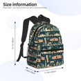 thumbnail image 2 of Fotbe UAE Travel1 1 Mochila Ligera Casual para Laptop para Hombres y Mujeres, Mochila Impermeable de Uso Diario, Mochila para Universidad, 2 of 6