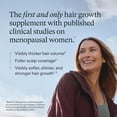 thumbnail image 3 of Nutrafol Women's Balance Hair Growth Supplements, Ages 45 and Up, Clinically Proven for Visibly Thicker Hair and Scalp Coverage, Dermatologist Recommended - 1 Month Supply, 3 of 11