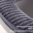 thumbnail image 3 of Laklulu - Funda para asiento de inodoro, suave, gruesa y cálida, con cremallera, lavable, 3 of 6