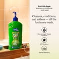 thumbnail image 3 of (6 pack) Suave Kids 3 in 1 Silly Apple Shampoo, Conditioner & Body Wash, 18 FL OZ Pump, 3 of 10