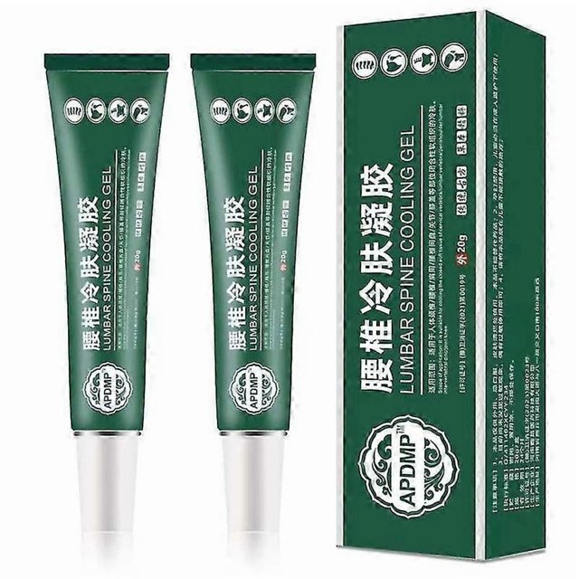 2x Lumbar Type Cold Compress Gel Lumbar Spine Knee Pain Gel Health Massage Reliving Lumbar Pain Periarthritis Joint