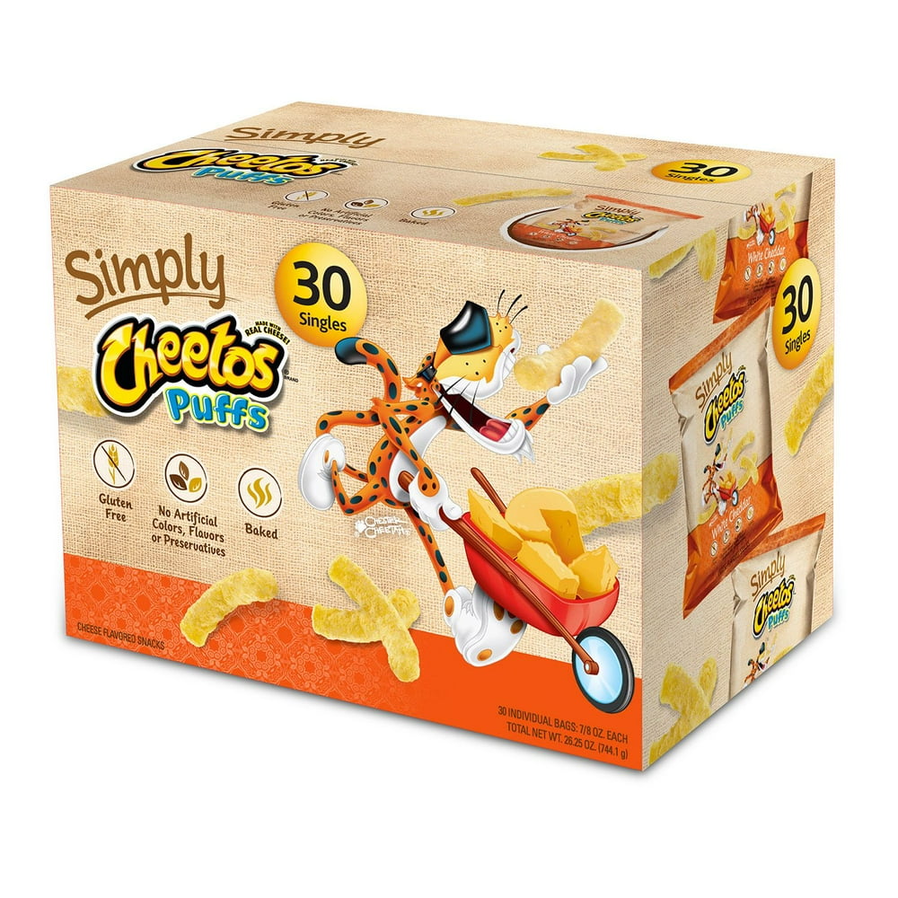 Simply Cheetos Puffs White Cheddar (30 ct.)