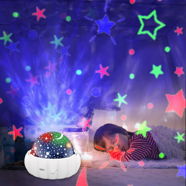 Birdeem Night Lights for Kids Room,Night Light for Kids,Star Projector Light Projector Multiple Colors Projections Star Night Light Projector for Kids Adults Bedroom Space Lights for Bedroom Decor