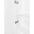 thumbnail image 3 of MAYEERTY Multifunctional Tipping Bucket Shoe Cabinet with Storage Shelf 6 Flip Drawers Large Hall Tree Tempered Glass Doors White, 3 of 21