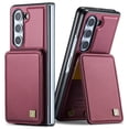 thumbnail image 2 of Dteck Case for Samsung Galaxy Z Fold 6,Magnetic Leather Case Card Slots Wallet Kickstand Cover for Galaxy Z Fold 6 5G,Red, 2 of 7