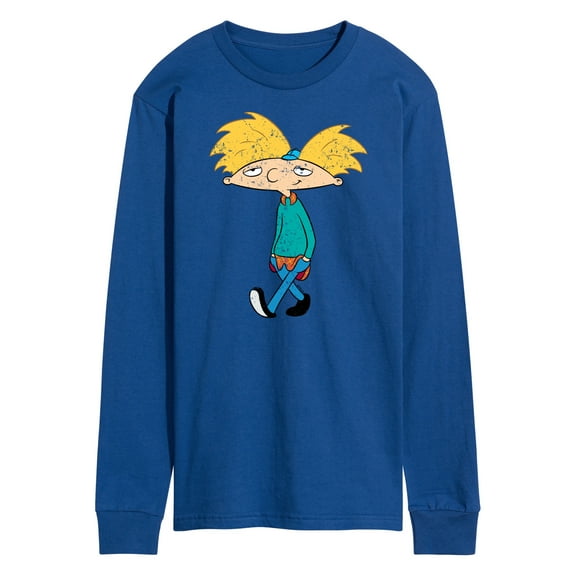 Hey Arnold! - Distressed Arnold - Men's Long Sleeve T-Shirt