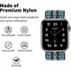 thumbnail image 4 of 2 Pack Elastic Band Compatible with Apple Watch 38mm 40mm 41mm 42mm 44mm 45mm, Adjustable Stretch Wristband for iWatch Series7/6/5/4/3/2/1 SE Women(Ra, 4 of 4