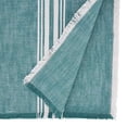 thumbnail image 5 of Fennco Styles Contemporary Striped Fringe Cotton Table Runner 13" W x 72" L - Turquoise Table Cover for Home, Dining Table Décor, Family Gathering, Banquets and Special Events …, 5 of 5