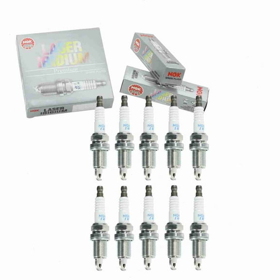 10 pc NGK 4462 Laser Iridium Spark Plugs for 33-843220Q 8M0037136 8M0058936 Ignition Wire Secondary