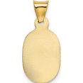 thumbnail image 4 of 14K Yellow & Rhodium With Rose And White D/C Corpus Oval Pendant (20.5 X 9.5) Made In Mexico k5615, 4 of 6
