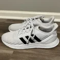 thumbnail image 4 of Ad-id-as Men’s Shoes 11.5 White Black Questar Flow Running Athletic Sneaker 28Y001, 4 of 6