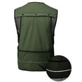 thumbnail image 3 of H2H Mens Active Fishing Vests Quick Dry Breathable Multi Pocket Mesh Jackets Photography Hiking Vest (CMOV061), 3 of 6