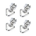 thumbnail image 2 of Rivets en Métal 4 Pcs Anneau Vis Rivets Anneau Bricolage Cuir Méticuleusement Conçu, 2 of 8