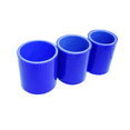 thumbnail image 2 of I33T Universal Silicone Straight Hose Turbo Intake Coupler Length 76mm Multi Size Triple Thickness Blue, 2 of 3