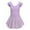 Purple, variant on Baby Girls Spring Summer Solid Short Sleeve Gymnastics Dress Princess Dress Clothes Kids Dress for Dance Class School Party Performance Practice