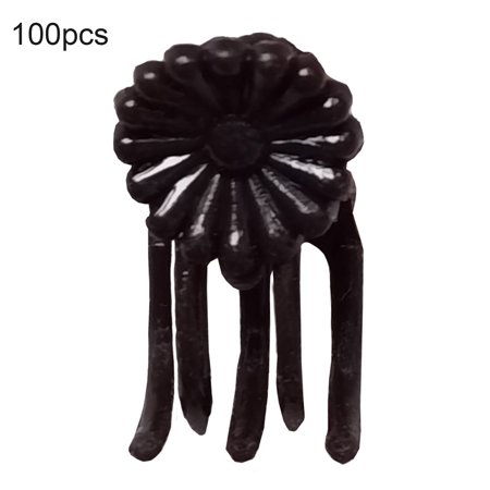 Farfi 100Pcs Plastic Plant Support Clip Orchid Stem Clamp Vegetable Holder Garden Tool (100pcs)