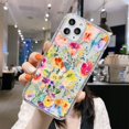 thumbnail image 3 of Flower Phone Case For iPhone 13 Case iPhone 11 12 14 15 Pro Max 12 13 Mini 7 8 Plus SE 2020 XR XS X Shockproof Clear Soft Cover, 3 of 5