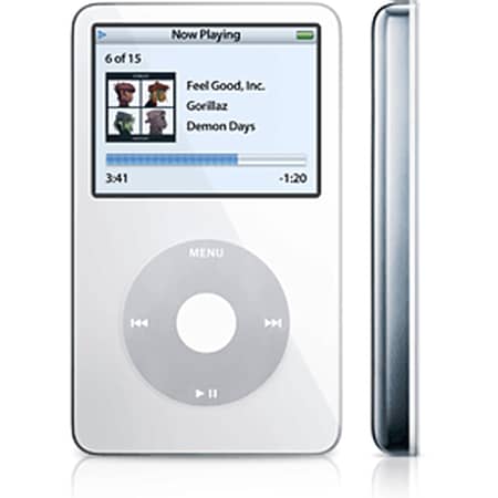 Apple iPod Classic 5th Generation 30GB White , Fair Condition , In Plain White Box