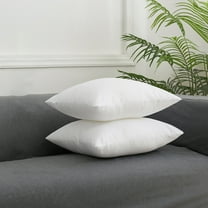 FESTFENDS PP Cotton Cushion Inserts 2Pcs White for Living Room 45x0.3937in