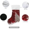 thumbnail image 3 of Coolnut Christmas Stocking Personalized Christmas Tree Large Candy Stocking Hanging Gift Xmas Stockings Decoration 1 PC for Family Holiday Party Ornaments Decor Fireplace, 3 of 7