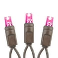 thumbnail image 4 of Novelty Lights 50 Light Pink LED Christmas Mini Light Set (Brown Wire, 25 Feet), 4 of 8