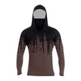 thumbnail image 3 of Men 3D Print Pullover Hoodies with Built-In Face Mask And Drip Design Featuring Streetwear Style For Casual Outings Skateboarding Concerts Coffee XXXL, 3 of 5