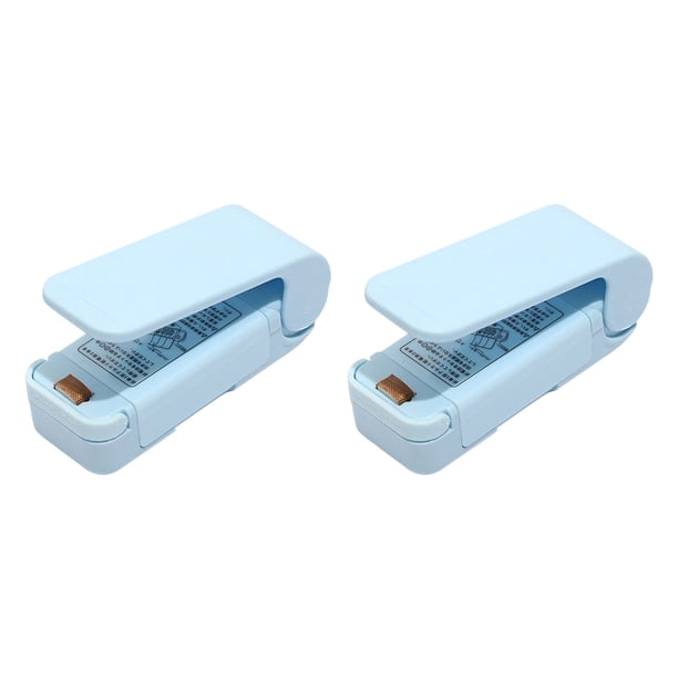 Máquina selladora de alimentos mini para bocadillos, papas fritas y conservación de alimentos, selladora de plástico compacta para el hogar, fácil de usar y versátil.