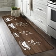 thumbnail image 6 of Coffee Brown and White Kitchen Mat, 0.43inch Thick High-End Flannel, Non-Slip Washable Rug for Sink, Living Room, Bedroom, Indoor Corridor, 6 of 7