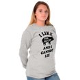 thumbnail image 3 of Like Pig Butts Cannot Lie Bacon Lover Long Sleeve TShirt Men Women Brisco Brands S, 3 of 6
