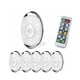 thumbnail image 1 of Paquete de 6 luces LED para armario, luces inalámbricas con sensor de movimiento para interiores, focos LED a batería, iluminación debajo de los gabinetes para armarios y gabinetes de cocina (blanco n, 1 of 4