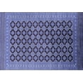 thumbnail image 1 of Ahgly Company Indoor Rectangle Oriental Blue Industrial Area Rugs, 4' x 6', 1 of 4