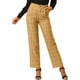 thumbnail image 1 of Pantalones a cuadros Allegra K casuales para mujer Caqui oscuro L, 1 of 6
