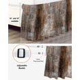 thumbnail image 3 of Brown Wrap Around Bed Skirts for Queen Bed 18" Drop,Bed Skirt with Adjustable Elastic Belt Dust Ruffle Bed Valance for Bedroom Hotel Retro Oil Painting Modern Abstract Art Aesthetics Bed Frame Cover, 3 of 7
