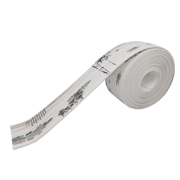 Tira de sellado de pared acrílica Cinta de sellado adhesiva impermeable Cinta de reparación de inodoros de baño, Tipo 7 Scienceny HA7326-07B