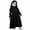 #2 Black, variant on IDOPIP 2Pcs Muslim Abaya Dress for Baby Girls Arabic Dubai Modest Dress with Full Cover Hijab