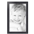 thumbnail image 2 of ArtToFrames 11" x 18" Galleria Noir Picture Frame, 11x18 inch Black MDF Poster Frame (WOM-4083),  Pack, 2 of 8