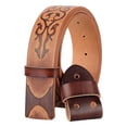 thumbnail image 1 of Cinturones casuales Cinturón de hombre, PU Cosplay Prop Retro Caballero Cinturón Cinturones casuales para trajes Ocasiones especiales , CAFÉ Café Magideal Cinturones casuales, 1 of 6