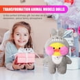 thumbnail image 3 of LaLafanfanjuguetes de peluche de pato café para niños y niñas muñecos Ehuebsd de animales suaves rellenos de unicornio Totoro Panda almohada, 3 of 7