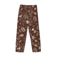 thumbnail image 5 of Fotbe Coffee and Flowers Men's Pajama Pants,Sleepwear Pants,Pj Bottoms Drawstring And Pockets-X-Large, 5 of 9